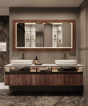 SLIMLINE - Suspended bathroom cabinet by MOMA Design - view 3